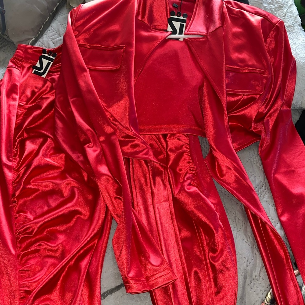 Two Shane Justin outfits